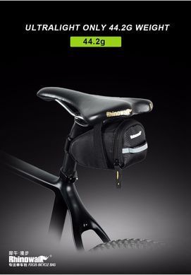 Велосумка подседельная Rhinowalk 1.0л T603 Black RW195