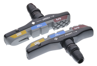 Тормозные колодки Sheng-An BSV-2T-370BK V-brake черные BSV-2T-370BK