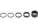 Проставки рульової колонки RockShox UD Carbon, Gloss Black Logo (2.5mm x 2, 5mm x 1, 10mm x 1, 20mm x 1) (00.4318.035.000)