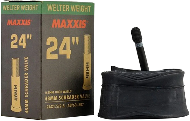 Камера Maxxis Welter Weight 20x1.90-2.125 (48/54-406) Schrader 48 мм EIB00159500