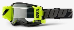 Мото маска 100% STRATA 2 FORECAST Goggle Black - Clear Lens-Roll-Off 50029-00001 фото