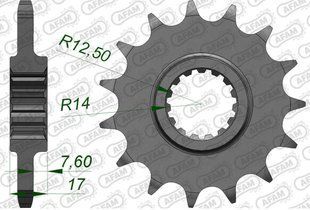 Зірка AFAM Shaft Sprocket 525, 15z 52901-15