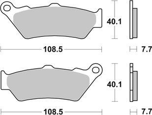 Гальмівні колодки SBS Ultra Quit Brake Pads, Ceramic 674H.HF