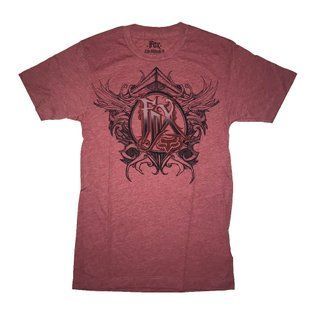 Футболка FOX Reaction Heathered Tee [RED], XL 49836-003-006