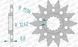 Зірка AFAM Grooved Chainwheel 520 - KTM, 12z 73301+12