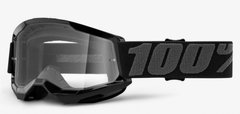 Дитяча мото маска 100% STRATA 2 Youth Goggle Black - Clear Lens- Clear Lens 50031-00001 фото