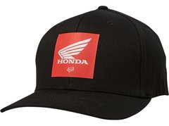 Кепка FOX HONDA FLEXFIT HAT [Black], M/L 26028-001-S/M фото