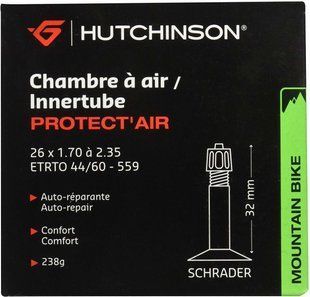 Камера з герметиком Hutchinson Protect Air 26x1.70-2.35 (47/57-559) Schrader 32 мм CV654051