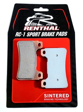 Гальмівні колодки Renthal RC-1 Sport Brake Pads, SinteКрасный BP-528 фото