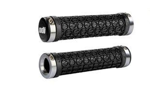 Гріпси ODI SDG LOCK-ON GRIPS Black w/Silver Clamps (чорні з серебристыми замками) D30SDB-S