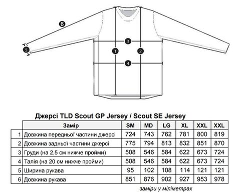 Мото джерсі TLD Scout GP Jersey RIDE ON [CHARCOAL/VINTAGE WHITE] MD 367733013 фото