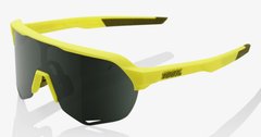 Велосипедні окуляри Ride 100% S2 - Soft Tact Banana - Grey Green Lens, Colored Lens 61003-004-74 фото