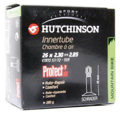 Камера з герметиком Hutchinson Protect Air 26x2.30-2.85 Sсhrader 35 мм CV654101 фото