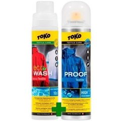 Просочення TOKO та прання Duo-Pack Textile Proof & Eco Textile Wash 250ml 558 2504 фото