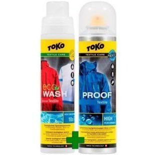 Просочення TOKO та прання Duo-Pack Textile Proof & Eco Textile Wash 250ml 558 2504