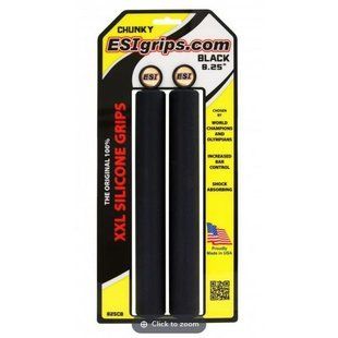 Гріпси ESI XXL 8.25" Chunky Black (чорні) 825CB