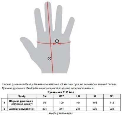 Вело Рукавички TLD ACE 2.0 GLOVE [DARK MINERAL] 2X 421503116