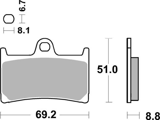 Гальмівні колодки Renthal RC-1 Front Brake Pads, Sintered BP-527-HHP фото