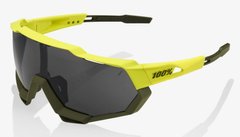 Велосипедні окуляри Ride 100% Speedtrap - Soft Tact Banana - Black Mirror Lens, Mirror Lens 61023-004-61 фото