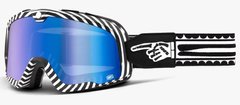 Мото маска 100% BARSTOW Goggle Death Spray - Mirror Blue Lens, Mirror Lens 50002-250-01 фото