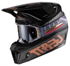 Шолом LEATT Helmet Moto 9.5 + Goggle [Carbon], M 1022010102 фото