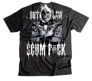 Футболка SIKSPAK OUTLAW SCUMFUCK [Black], M TOSF-001-M