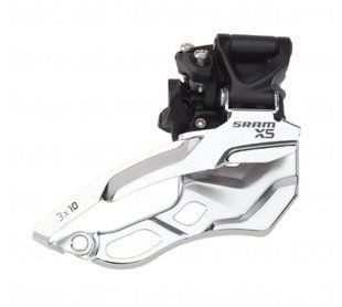 Передний переключатель SRAM X-5 3x10 Low Clamp 31.8/34.9 Black Dual Pull 00.7615.161.010