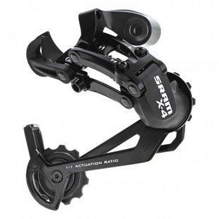 Задній перемикач SRAM X4 9/8/7ш Long Cage Black 00.7515.033.000