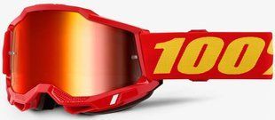 Мото маски 100% ACCURI 2 Goggle Red - Mirror Red Lens, Mirror Lens 50014-00042