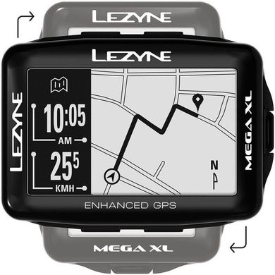 GPS компьютер Lezyne MEGA XL GPS SMART LOADED Черный Y13 4712806 003739 фото