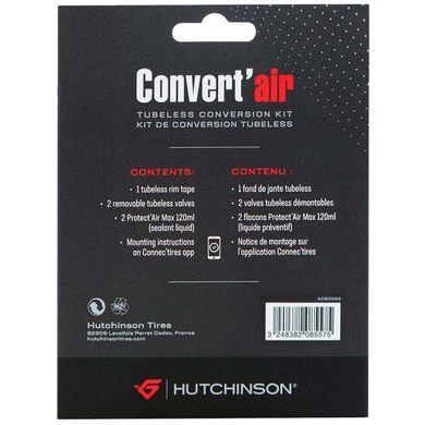 Комплект Hutchinson Tubeless Kit, для установки бескамерних покришок KIT TL 20 MM AD60265