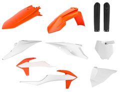 Пластик Polisport MX kit - KTM (19-) [Orange/White], KTM 91071 фото