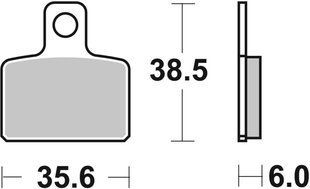 Гальмівні колодки SBS Racing Brake Pads, EVO Sinter/Sinter 803RSI