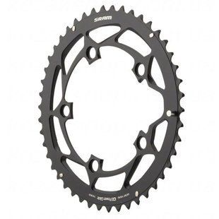 Зірка SRAM POWERGLIDE CRING ROAD 46T 10S 110 AL4 BLK L-PIN GXP 11.6215.197.180