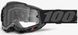 Мото маски 100% ACCURI 2 Enduro Goggle Black - Clear Dual Lens, Dual Clear Lens 50015-00006