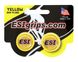 Заглушки керма ESI Bar Plug Yellow, жовті BP1YL фото