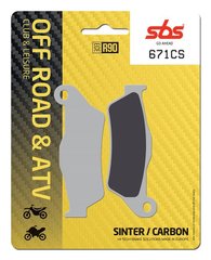 Гальмівні колодки SBS Comp Brake Pads, Carbon 791CS фото