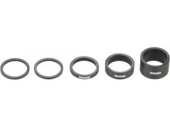 Проставки рулевой колонки RockShox UD Carbon, Gloss White Logo (2.5mm x 2, 5mm x 1, 10mm x 1, 20mm x 1) (00.4318.036.001) 00.4318.036.001 фото