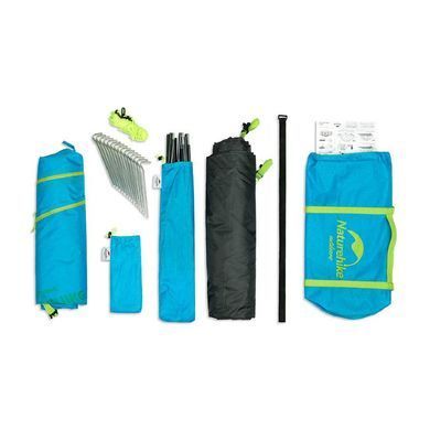 Намет Naturehike P-Series IIII (4-х місний) 210T 65D polyester Graphic NH18Z044-P green 6927595729687