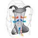 Рюкзак Deuter Groden 30 SL колір 3325 petrol-arctic
