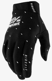 Перчатки Ride 100% RIDEFIT Glove [Slasher Black], M (9) 10010-00036