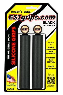 Грипсы ESI Racer's Edge Black (черные) — GVP03 Грипсы ESI Racer's Edge Black (черные) GVP03