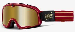 Мото маски 100% BARSTOW Goggle Cartier - True Gold Lens, Mirror Lens 50002-253-01