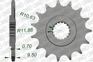 Зірка AFAM 520 Sprocket - Honda, 15z 20311-15