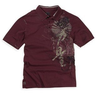 Поло FOX Inked Polo [Pomegranate], S 44068-558-003