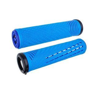 Грипси ODI CF Grip v2.1 Lock-On Blue / White F35CFUW-B