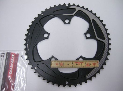 Зірка SRAM Road X-Glide R 52T Yaw 11шв Hidden Bolt/Non-Hidden Bolt 110 Alum 5mm Silver 11.6218.016.000
