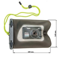 Чохол водонепроникний Aquapac 418 - Small Camera Case (Cool Grey) AQ 418 фото