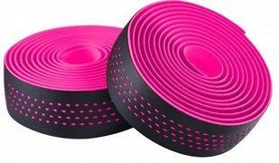 Обмотка руля Merida Bartape/Soft P Black w/ Pink dots 2100mm, 30mm Shock absorption material, incl. end-plugs 2057006328