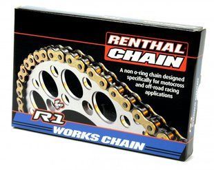 Ланцюг Renthal R1 Chain - 428 [Gold], 428-122L / No Seal C268